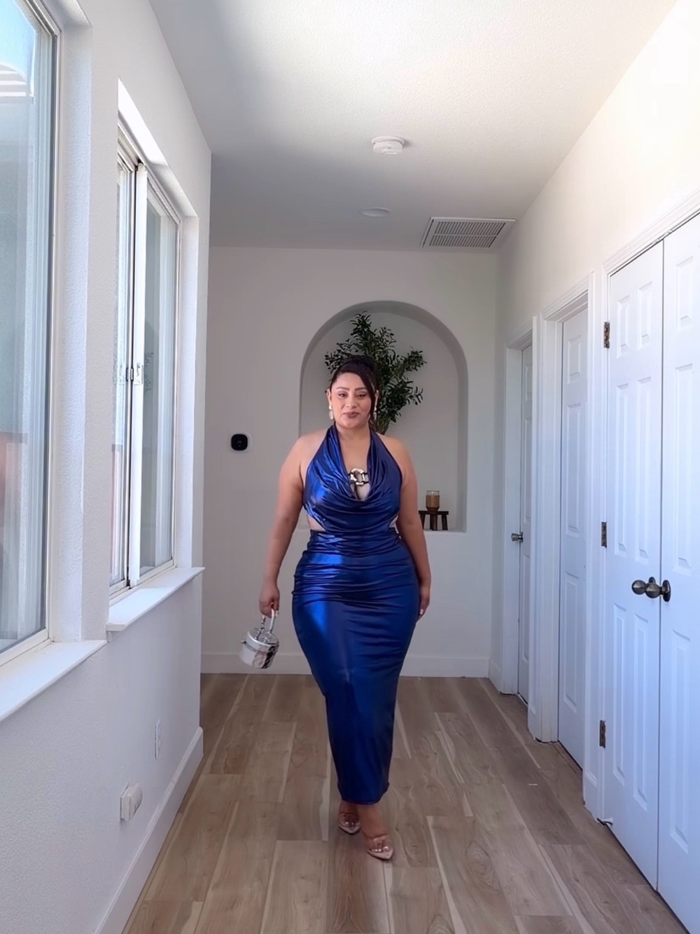 Blue dress